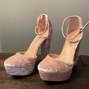 Sabrina ankle strap pumps